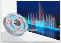 RGB Stainless Steel 316 Underwater LED Fountain Lights With 3 Years Warranty